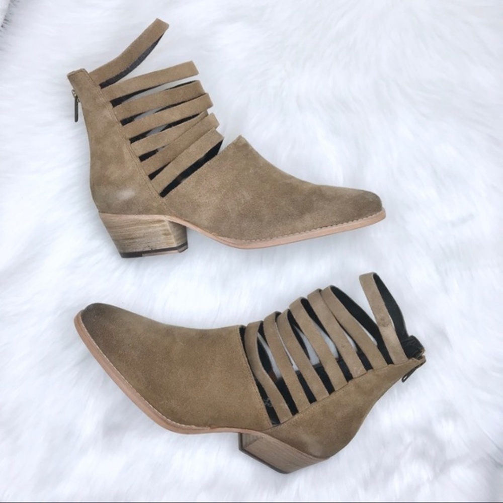 Free People Brown Ankle Boots - Picture 2 of 6